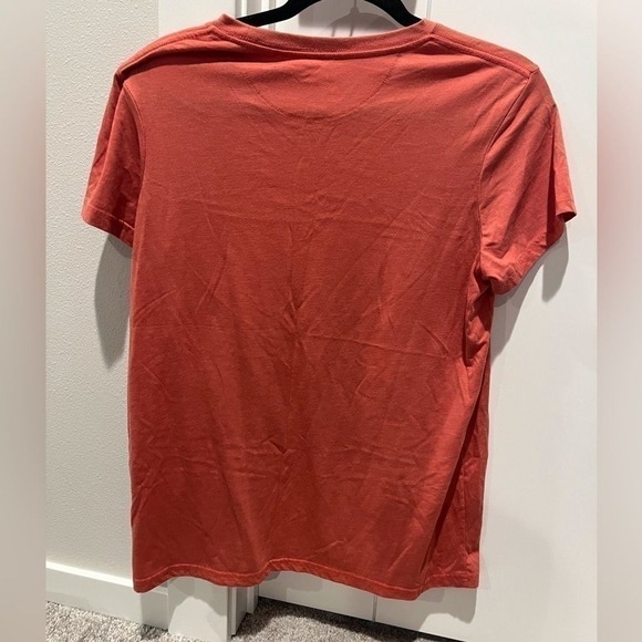 Tentree Women's Large Graphic T Shirt Treeblend Tee Coral Casual Short Sleeve - Picture 3 of 3